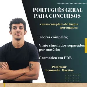 PORTUGUES GERAL PARA CONCURSOS VALE A PENA